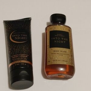 Bath & Body Works Into the Night Body Wash - Black and Gold